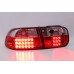 Honda Civic 92-95 Red Clear LED Tail Lamp
